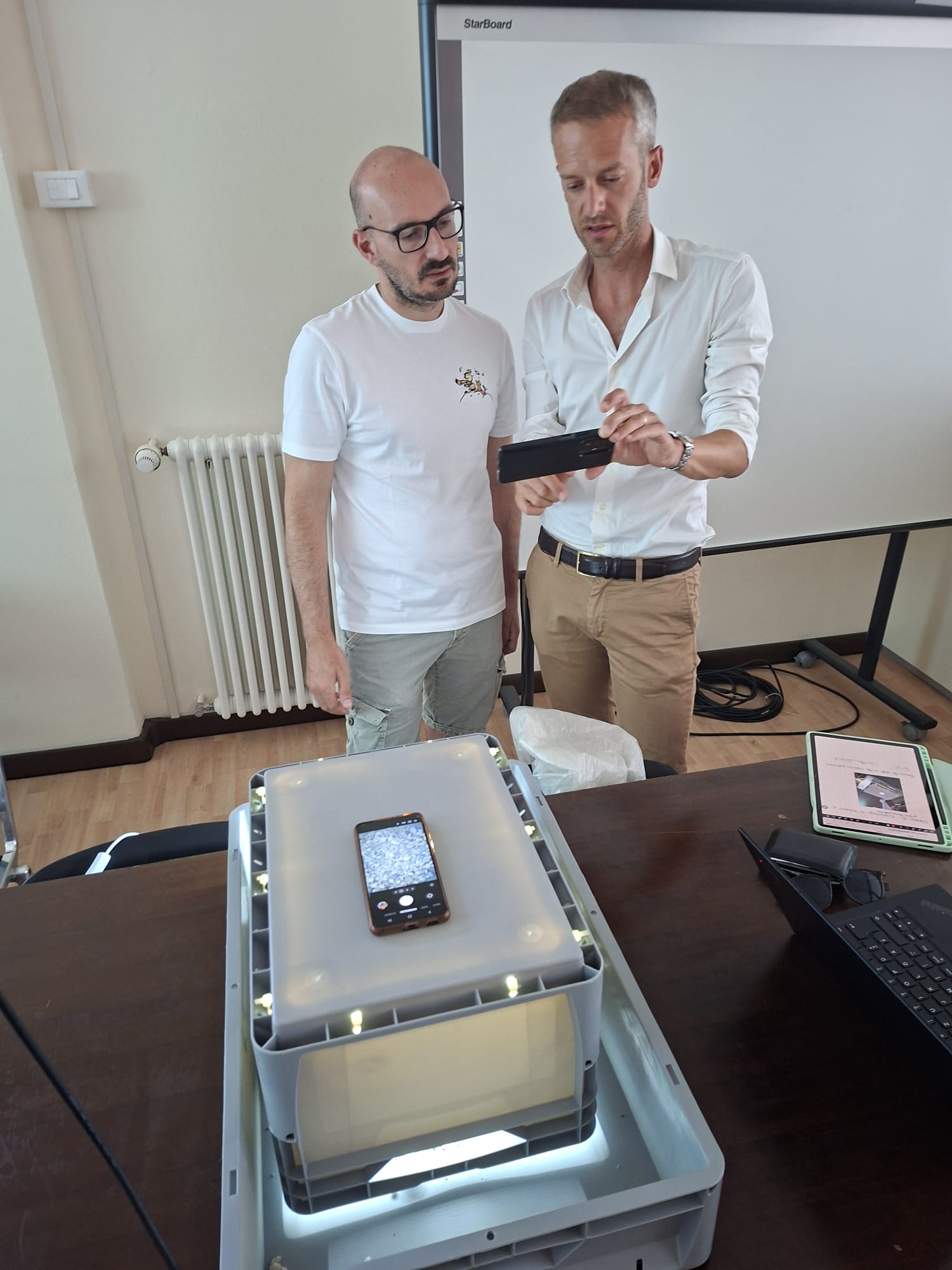 Collecting soil samples for computer vision
