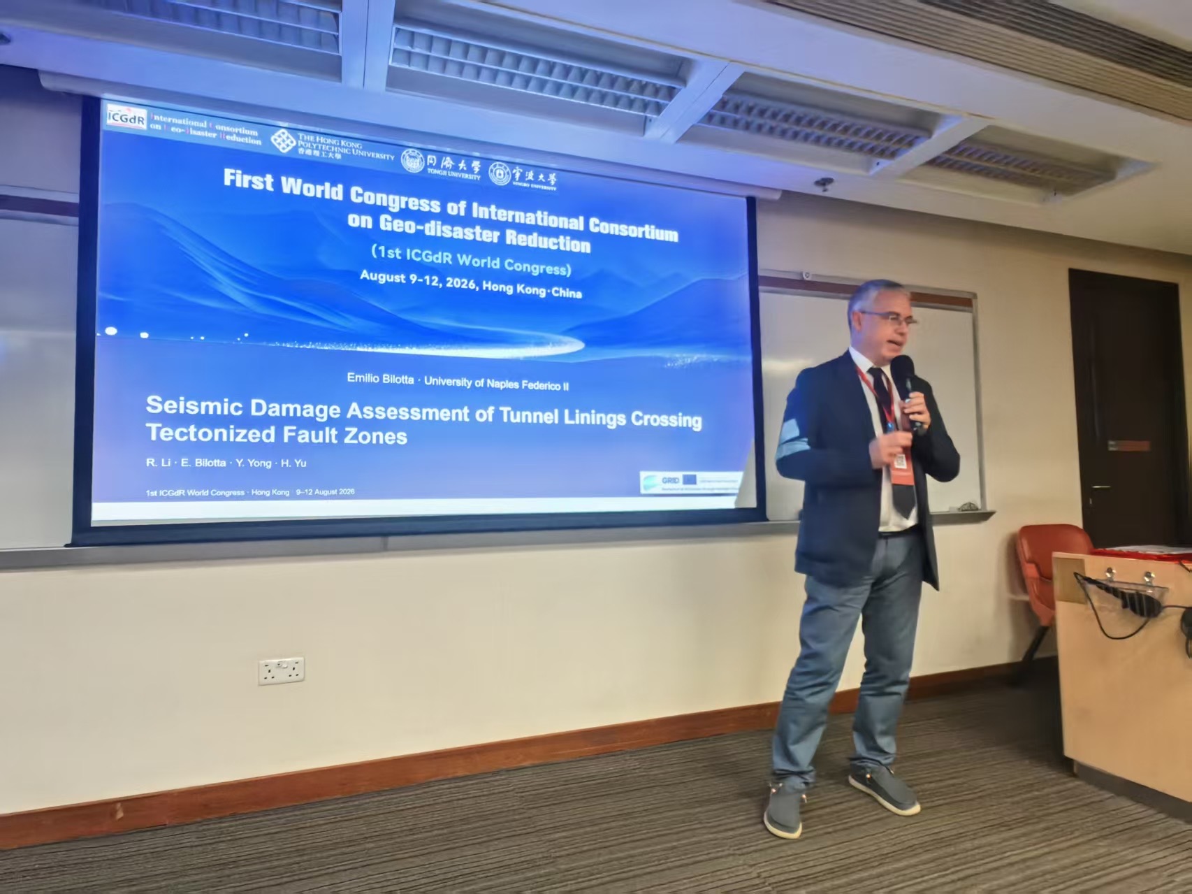 Bilotta's keynote at the First ICGdR World Congress, PolyU